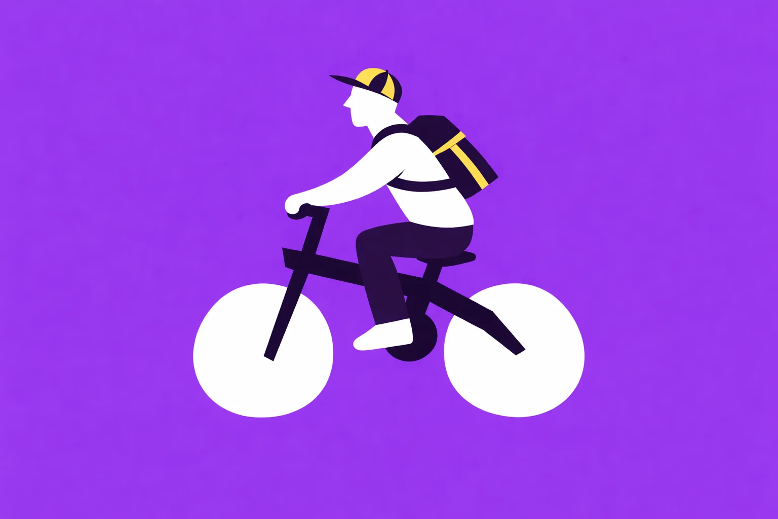 Aplicación del sistema visual de Bariloche Bike en fotografías de bicicletas y personas